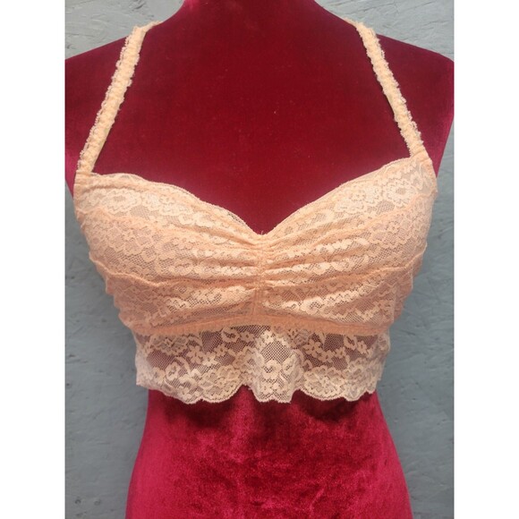 Pink Victoria Secret Bra Black Wireless Unlined Racerback Pullover Bralette L - Picture 11 of 13